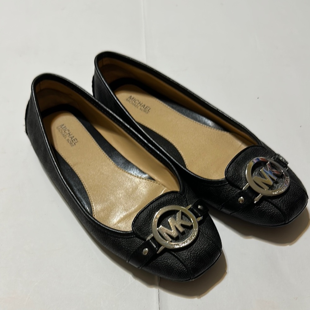 Michael Kors Black Patent Leather Flats